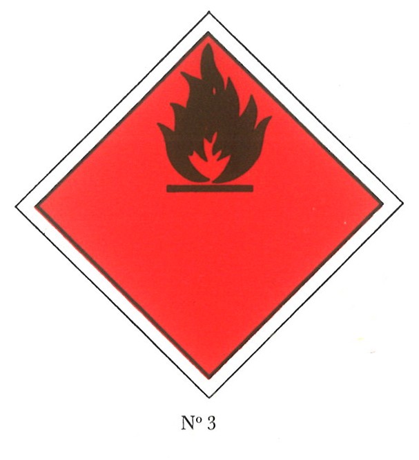 Deuxième étiquette classe 3