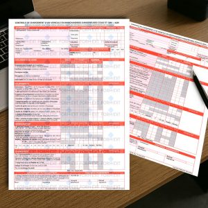 Carnet De Lettres De Voiture CMR Format A4, 25 Pages En 4 Exemplaires Autocopiants - Pour Transport National Et International