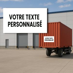 Panneau de marquage conteneur/citerne