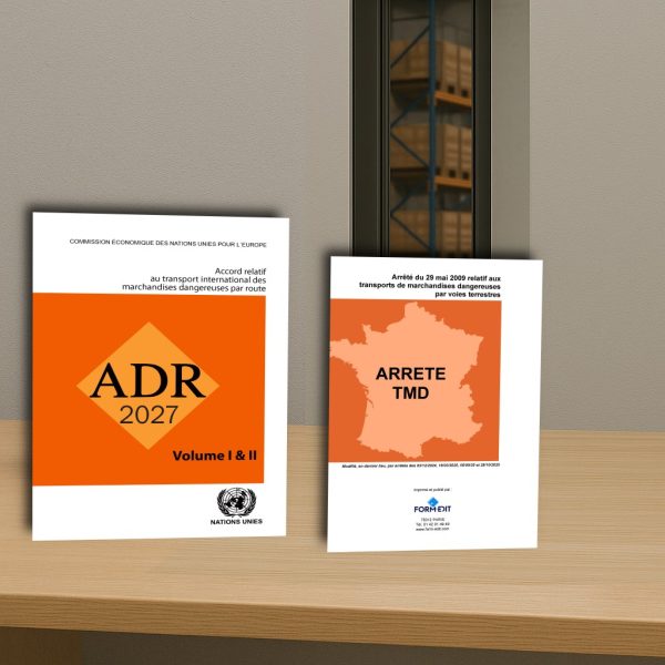 Ouvrage réglementaire ADR 2027